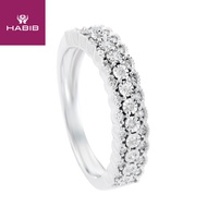 HABIB Diamond Ring in 375/9K White Gold 258780620