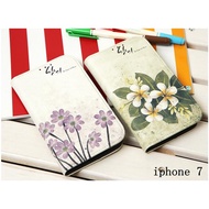 Flower Series Painted Leather Case-2 Iphone 7 Plus Iphone7 Plus Iphone7plus