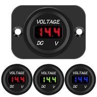 Car Voltmeter LED with Digital Display 12V24V Modification Installation Car Voltmeter Detector High 