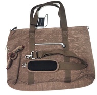KIPLING SHOP ของแท้เบลเยี่ยม กระเป๋าใส่โน้ตบุ๊ค KIPLING KEISHA MONKEY BROWN