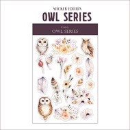 Owl Stickers for MOBILE Phone Decoration Owl JOURNAL, JOURNAL STICKER Owl, MOBILE STICKER, CUTE STIC
