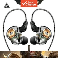 QKZ AK6-Ultra Earphones Professional Dynamic Driver HiFi Acoustics Monitor Music Game Headset 3.5mm 