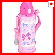 【Direct From Japan】ZOJIRUSHI Zojirushi Water Bottle Straw Type Stainless Steel Bottle 520ml Pink SD-