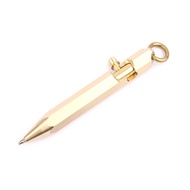 Play Mini Gift Pen Pen Tactical Machine Gun Pen Gun Bolt Pen EDC Brushed Hexagonal Brass O1IS