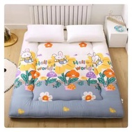 可摺疊榻榻米地板墊柔軟床墊兒童防撞墊(厚度8cm) (Color: 17) 90x200cm