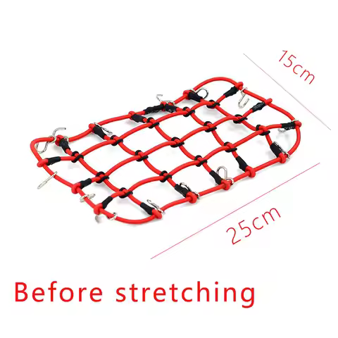 OGRC Luggage Net Roof Rack Net for 1/8 1/10 RC Crawler Car TRX4 Bronco F-150 Denfender TRX6 Axial SC