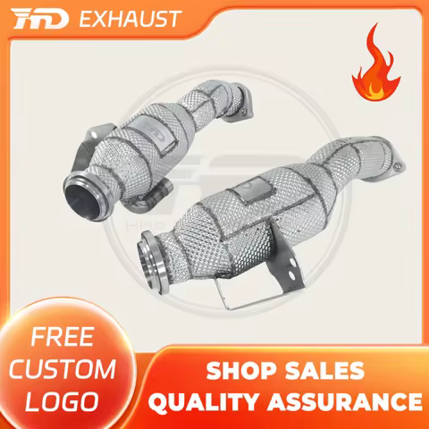 HMD Exhaust System High Flow Performance SS304 Downpipe for Mercedes Benz C43 E43 C400 C450 E400 E45