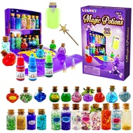 22 ขวด DIY Magical Potions ของเล่นทําด้วยมือ DIY Fairy Magic Potions ชุดสําหรับเด็กคริสต์มาสฮาโลวีนต