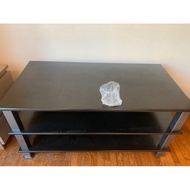 long tier hifi rack black