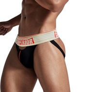 Personality Hollow Men's Thong Erotic T-Back 2024 New Fashion Man Underwear Jockstrap High Quality Cotton Male Lingerie Cueca BS846