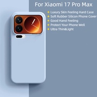 For Xiaomi 17/Xiaomi 17 Pro/Xiaomi 17 Pro Max Case Luxury Skin Feeling Soft Rubber Liquid Silicon Ha