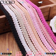 CUCKO 5Yard Lace Centipede Fabric Braided DIY Ribbon Clothes Wedding