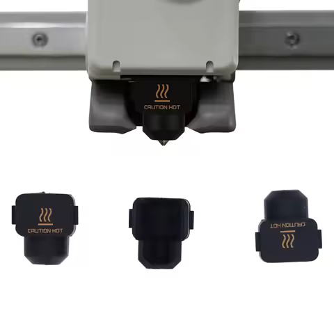 3Pcs Silicone Socks for BambuLab A1 Mini Heat Resistant 3D Printer Hot End Cover Nozzle Insulation C