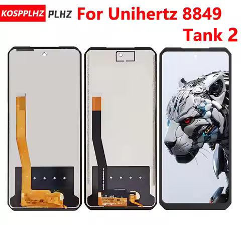 100% Tested Well For Unihertz 8849 Tank 2 Screen Display Touch Digitizer Assembly Replacement For Un