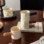 [Z&P-t] 3oz/90ml Milk Jug Espresso Cup Ceramic Measuring Cup With Scale Exquisite Ceramic Coffee Mea