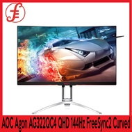 AOC MONITOR Agon AG322QC4 31.5Inch QHD 144Hz FreeSync2 Curved