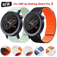 22mm Magnetic Silicone Strap For CMF by Nothing Watch 3 Pro 2 Band Sport Bracelet Loop For CMF Watch