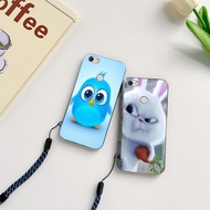 TP-Link TPLink Neffos C9 C9A C9 Max Cover Panda Minions Doraemon Printed Case With Strap