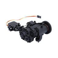 1 PCS 2 Speed Transmission Gearbox Black Metal+Plastic for 1/10 RC Crawler TRX4 TRX6 Upgrade Parts