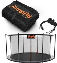 Jumpfly Trampoline Net, 10 FT 12 FT 14 FT Trampoline Replacement Safety Enclosure Net for W/ 6 Poles 8 Poles, Round Frame Trampoline, Breathable &amp; Weather-Resistant Trampoline Net