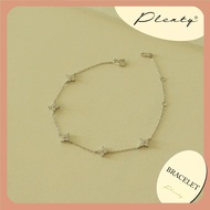 Plenty Hailee Clover Bracelet 925 Sterling Silver - Silver