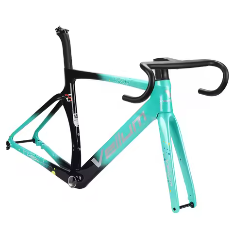 Bianchi Green 2025 New VELLUM RS Carbon Fiber Frame Road Bike Breaker Frame with Handlebar