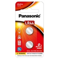 Panasonic LR44 1.5V Alkaline Button Battery LR-44PT/2B AG13 A76 L1154 (2 Pack)