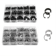 [33333] 150 Pieces Boxed Hole Elastic Retaining Ring 304 Stainless Steel Inner Round Buckle Fixing C