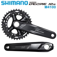 SHIMANO DEORE FC M4100 Crankset MTB 2X10ความเร็ว170มม. 175มม. Crank 36-26T Chainring BB52วงเล็บด้านล่างจักรยานอุปกรณ์เสริม