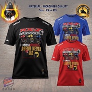 Tshirt Premiumbaju Microfiber Motor Yamaha Rxz Legend Never Die V4 Microfiber Dry Fit Fabric Jersi