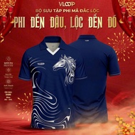 [Exclusive CNY 2026] Men's and Women's Sports Shirt VLOOP PHI MA DAC LOC Collar, Cool Quick-Dry Unis
