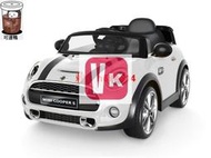【VIKI品質保證】MINI COOPER S-原廠授權-皮椅款-兒童(附遙控)雙驅電動車(紅色藍色白色)F56
