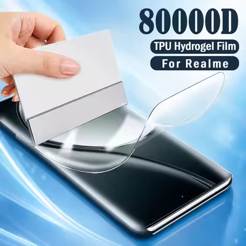 4PCS Hydrogel Film For Realme 5 5 Pro 6 6 Pro 7 7 Pro 7i 8 Soft Screen Protector For Realme 8i 8 Pro