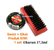 Kiwi Polish Semir Sepatu 100ml - kiwi + sikat