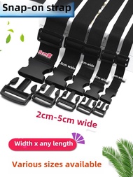Adjustable Plastic Nylon Strap Buckle Fastening Webbing Binding Belt Waist Bag Fixation Tape Magic S