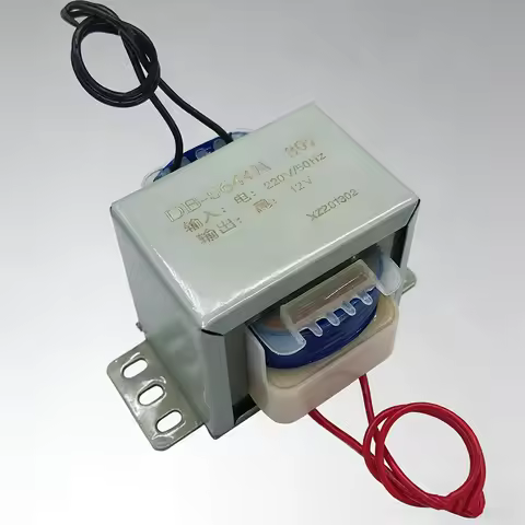 1Pcs E-type Single / Double AC Power Transformer E48x24-10W E48x30-15W E57x30-20W E66x32-30W E66x44-