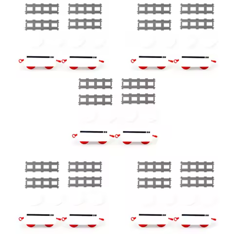 ABTK-5X Sushi Train Rotary Sushi Track Conveyor Belt Rotating Table Kid Food Train Set DIY Sushi Mak