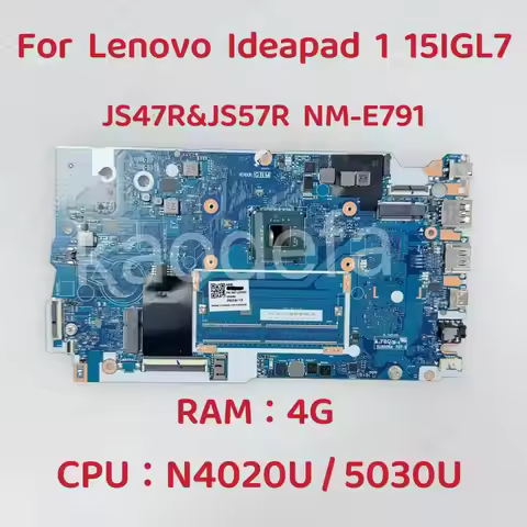 NM-E791 Mainboard For IdeaPad 1 15IGL7 Laptop Motherboard CPU: N4020U N5030U RAM:4G FRU: 5B21J09806 