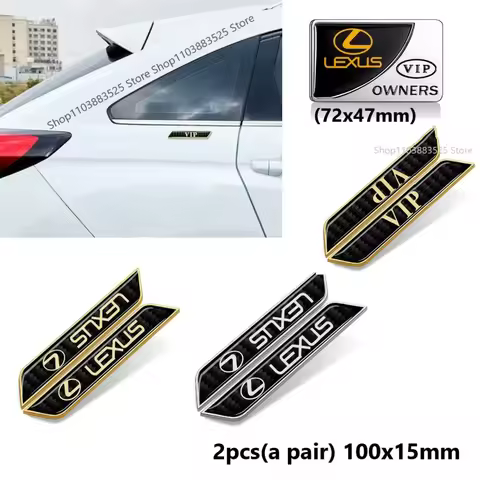 For Lexus F SPORT GS GX IS LS LX NX RX UX CT LC RC GX460 CT200 IS250 ES 220D IS200 RX300 VIP Side Fe