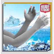 Handsock Muslim Sunblock Glove Ice Silk Arm Sleeves Motorcycle Riding Sport Glove Breathable Non Sli
