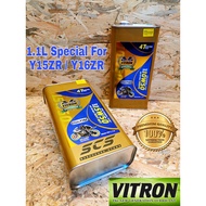 Minyak Hitam Vitron Engine Oil Ysuku Liter 1.1L 10W50 15W50 Fully Synthetic ESTER Y15ZR Y16ZR Y15 Y16 Accessories Motor