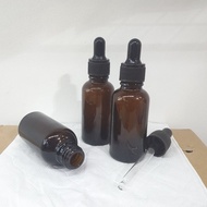 30ml Brown Glass Pipette Bottle Serum Bottle/ Brown Amber Glass Dropper/ Essence Oil Bottle/ Amber B