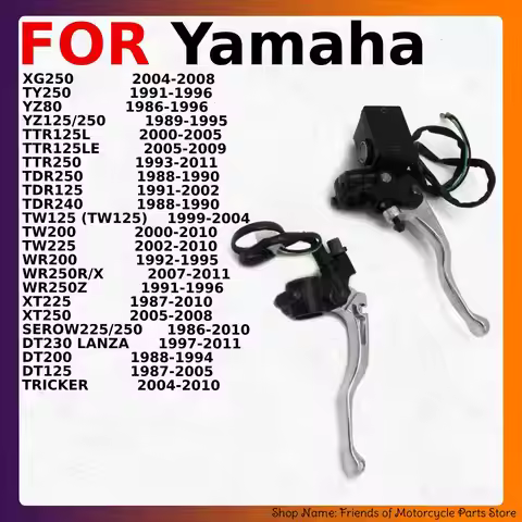 For Yamaha Moto XG250 TY250 YZ80 YZ125/250 TTR125L TTR125LE TTR250 TDR250 TDR125 TDR240 TW125 22MM M