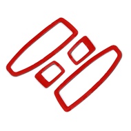 For BMW F20 F30 F34 F36 F48 1 3 4 Series Accessories Carbon Fiber Car Door Window Switch Frame Cover