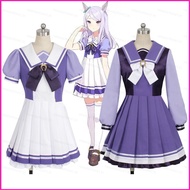 NS1 Mejiro McQueen Cosplay Dress - Anime School Uniform Style Costume Set