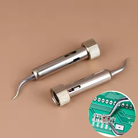 ^1Pair 938D Portable Hot Tweezers Mini Soldering Station Solder Tips For BGA SMD Repairing Accessori