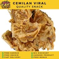 CAV REMPEYEK IKAN ASIN 500gr Peyek Ikan Asin Peyek Oyot Rempeyek Teri Rempeyet  Udang Rempeyet Viral