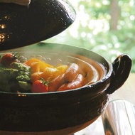 日本長谷園伊賀燒 冷熱兩用多功能調理健康蒸煮鍋(3-5人)