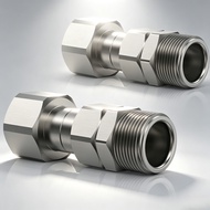 Pressure Washer Swivel Fitting M22-14mm Male to M22 Female Swivel Connector, 360° Swivel Hose Connec