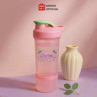 Miniso X Barbie 650mL Botol Minum Shaker Bottle Gym Botol Minum Flip Tumbler Polos Shaker Water Bott